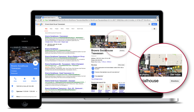 Google Business in Search results